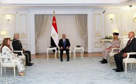 لقاء الرئيس السيسي مع قائد القيادة المركزية الأمريكية: تفاصيل مهمة