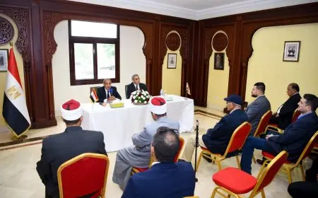 وزير الخارجية والهجرة يلتقي بأفراد الجالية المصرية في نيجيريا