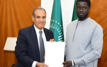 وزير الخارجية والهجرة يسلم رسالة خطية من الرئيس السيسي إلى رئيس جمهورية السنغال