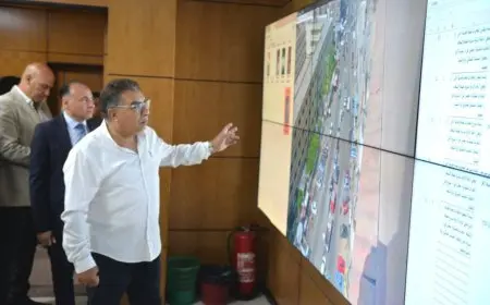 محافظ الدقهلية يراقب الوضع العام في الميادين والشوارع