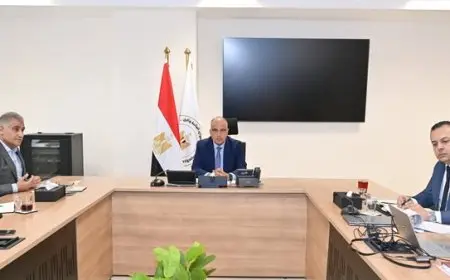 وزير الري يتابع سير مشروع تأهيل المنظومة المائية الممول من بنك التعمير الألماني