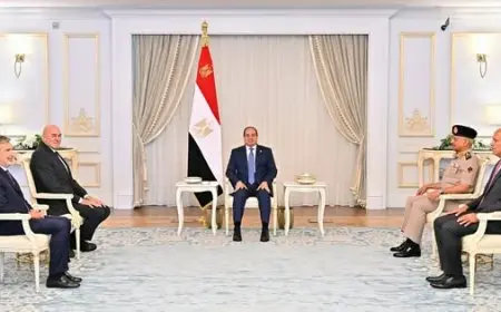 الرئيس السيسي يناقش مع وزير الدفاع الإيطالي جهود التوصل لوقف إطلاق النار في غزة