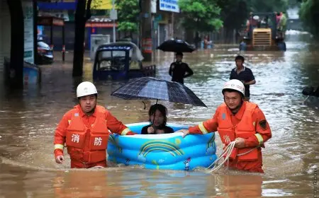 مصر تقدم أحر تعازيها لأسر ضحايا الفيضانات في الصين