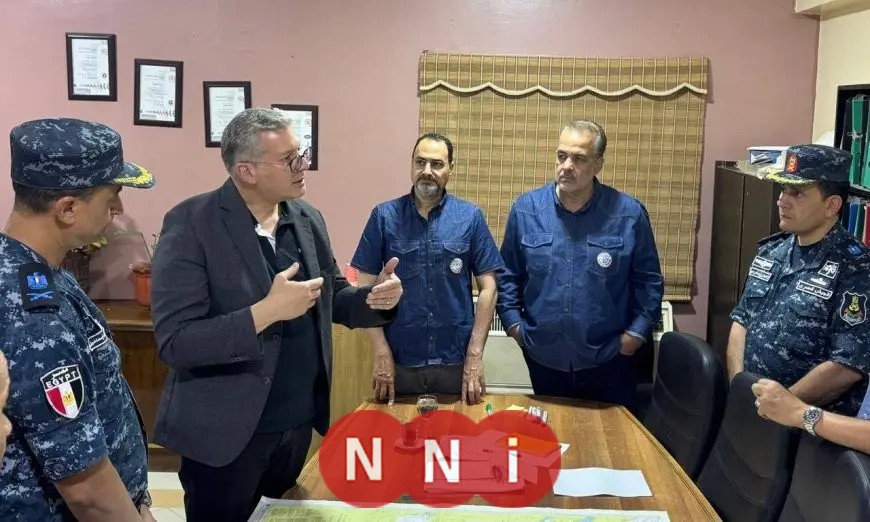زيارة ميدانية لوزير البترول لمتابعة حادث البارجة «أدمارين 12» في جبل الزيت