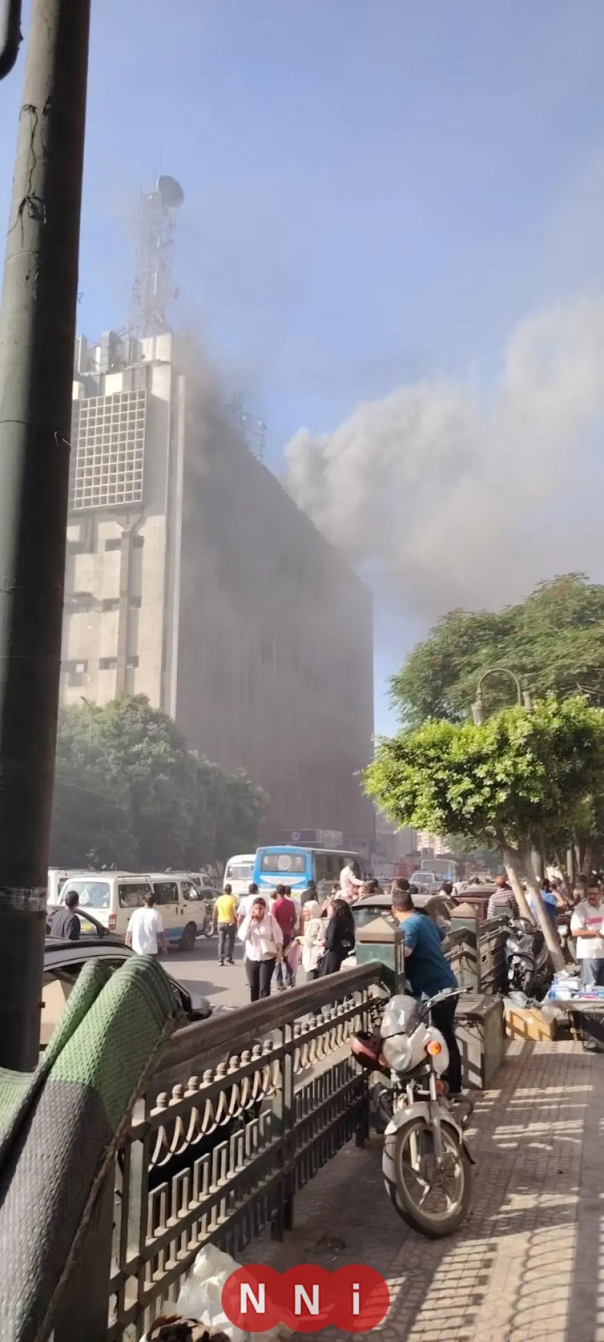 حريق في سنترال رمسيس يتسبب في عطل جزئي بخدمات الاتصالات والإنترنت في القاهرة والجيزة