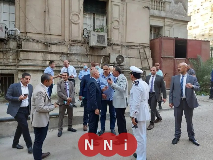 محافظ القاهرة يُشكل لجنة هندسية لتقييم تأثير الحريق على مبنى سنترال رمسيس