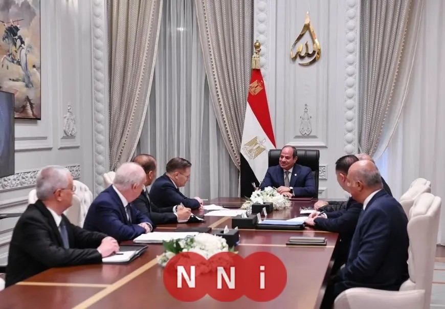 الرئيس السيسي يناقش مع وفد روسي مشروع إنشاء المحطة النووية في الضبعة