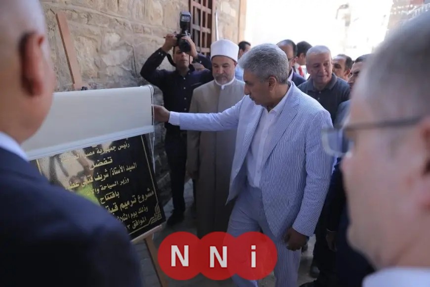 افتتاح قبتي يحيى الشبيه وصفي الدين جوهر بعد أعمال الترميم