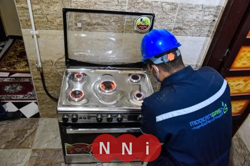 إطلاق أول شعلة غاز طبيعي للوحدة السكنية في مدينة الحمام بمطروح