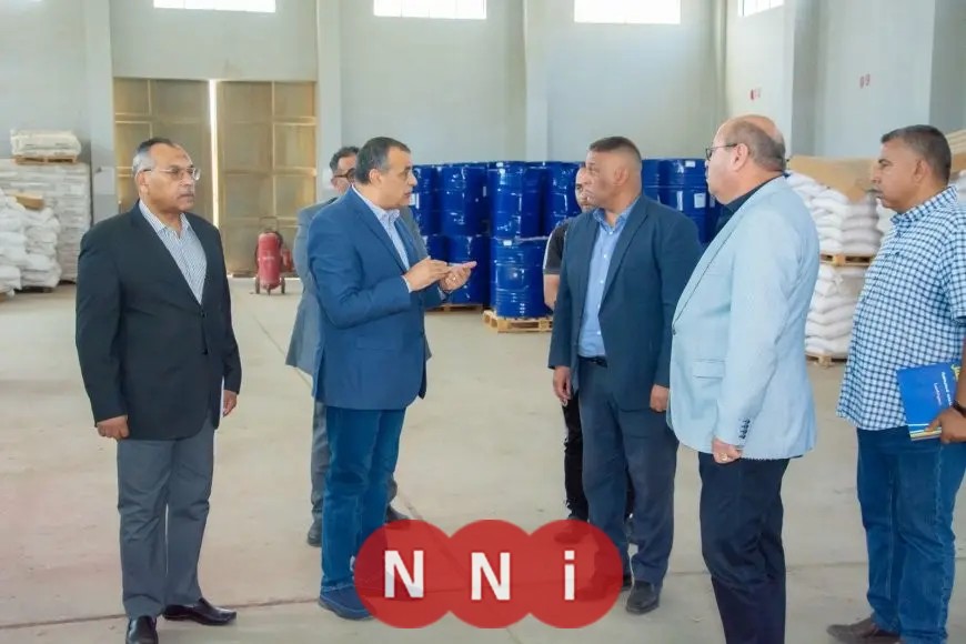 وزير الإنتاج الحربي يتفقد مصنع هليوبوليس للصناعات الكيماوية