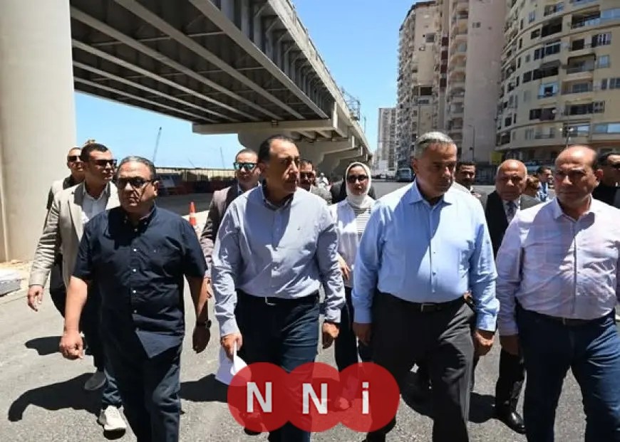 رئيس الوزراء يتابع أعمال تطوير محور “محمد نجيب” وتوسعة كورنيش الإسكندرية