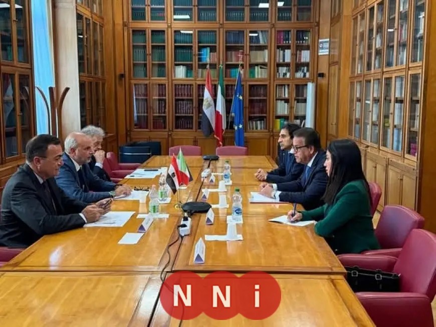 وزير الصحة يناقش تعزيز التعاون الثنائي مع نظيره الإيطالي في مجالات الاهتمام المشترك