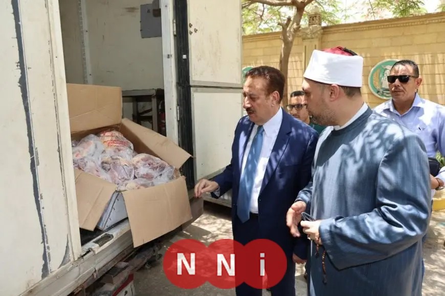 محافظ المنوفية يزور دفعة صكوك الأضاحي الثانية قبل توزيعها على المواطنين