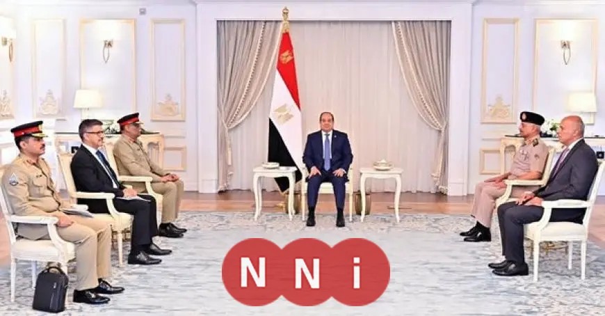 الرئيس السيسي يلتقي رئيس أركان القوات المسلحة الباكستانية لبحث التعاون العسكري المشترك
