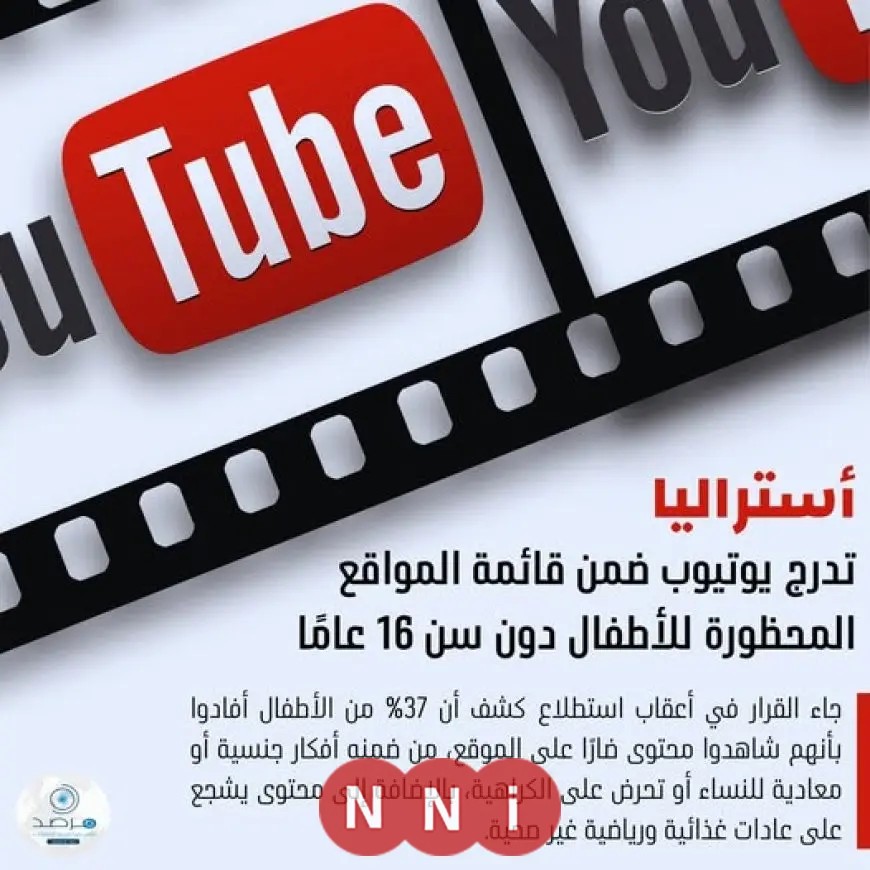 أستراليا تحظر يوتيوب للأطفال دون سن 16 عامًا