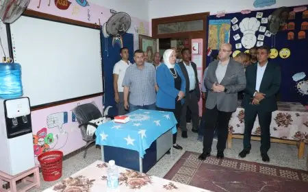 محافظ بني سويف يقوم بجولة تفقدية على لجان انتخابات مجلس الشيوخ قبل ساعات من انطلاقها