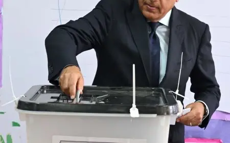 رئيس الوزراء يُشاركة في التصويت لانتخابات مجلس الشيوخ 2025