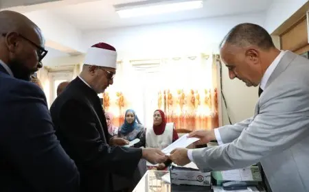 المفتي العام يُشارك في انتخابات مجلس الشيوخ 2025