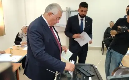 أمين عام حزب الجبهة يُدلي بصوته في انتخابات مجلس الشيوخ 2025