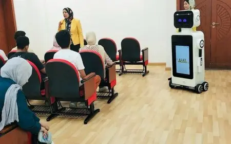 التعليم يخطو نحو المستقبل.. استخدام الروبوتات للإرشاد في معامل اختبارات القبول