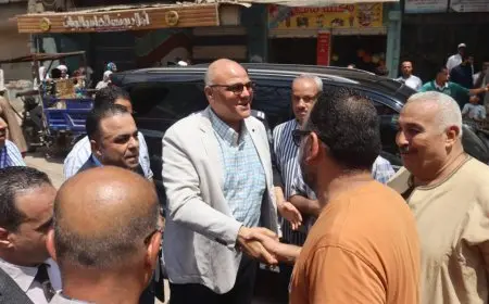 المحافظ في القليوبية يقف على سير انتخابات مجلس الشيوخ في اليوم الأول