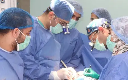 نجاح أول عملية قلب مفتوح لتبديل الشرايين التاجية CABG في مجمع السويس الطبي