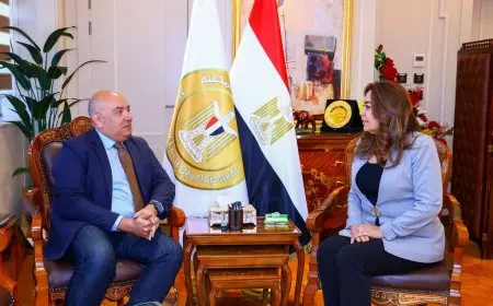 وزيرة التنمية المحلية تستقبل رئيس قطاع الاستراتيجيات الدولية بشركة «Esri» العالمية