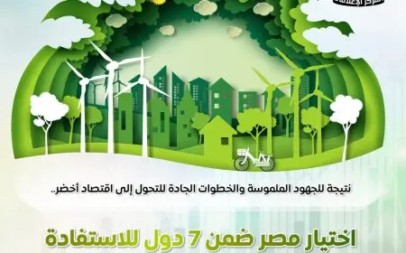 مصر تُختار ضمن 7 دول للاستفادة من برنامج صندوق الاستثمار في المناخ