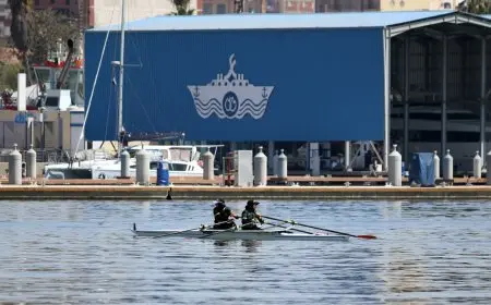 ستة أندية تتصارع على لقب كأس مصر للتجديف في الإسماعيلية