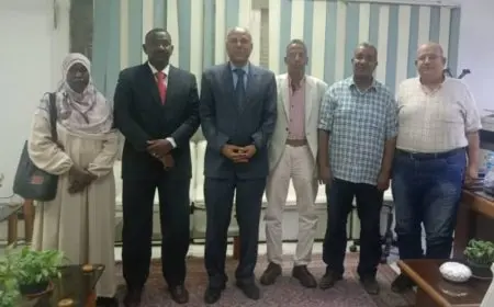 رئيس البحوث الزراعية يلتقي مدير مركز البحوث البستانية في السودان لبحث سبل التعاون المشترك