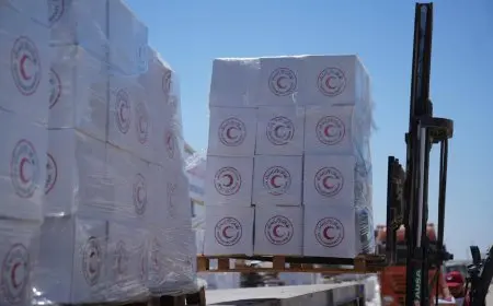 زيدت العزة من مصر.. القافلة الإنسانية السادسة عشر تدخل قطاع غزة