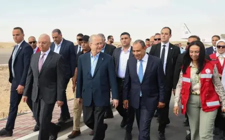 وصول رئيس وزراء فلسطين ووزير الخارجية إلى معبر رفح