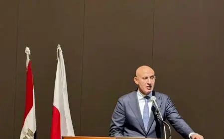 وزير التربية والتعليم والتعليم الفني يتحدث في الجلسة الافتتاحية لمنتدى مجلس الأعمال المصري الياباني
