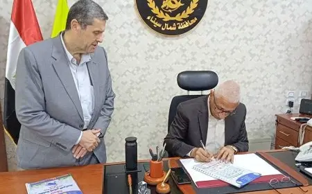 محافظ شمال سيناء يعتمد نتائج الدور الثاني للشهادة الإعدادية