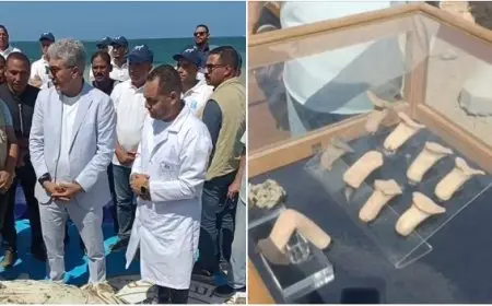 وزير السياحة والآثار يشهد في الإسكندرية أول عملية استكشاف للآثار الغارقة منذ 25 عامًا