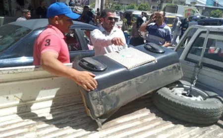 ضبط 61 جهاز صوت وسماعة داخل التكاتك في الدقهلية