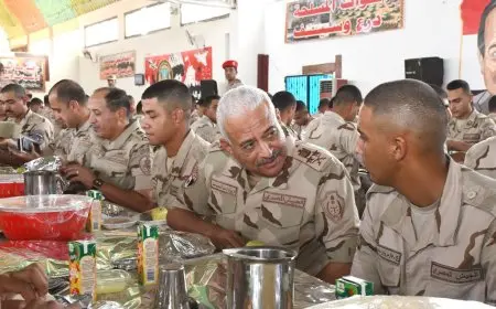 وزير الدفاع: ضرورة المحافظة على جاهزية قتالية عالية لمواجهة جميع التحديات