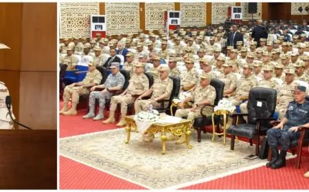 وزير الدفاع يجتمع بعدد من مقاتلي المنطقة العسكرية الغربية