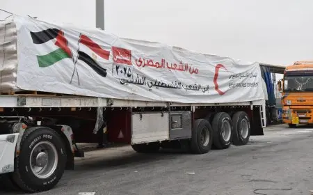 الهلال الأحمر: القافلة الحادية والعشرون “زاد العزة” تحمل 3500 طن من المساعدات الإنسانية العاجلة للفلسطينيين في غزة