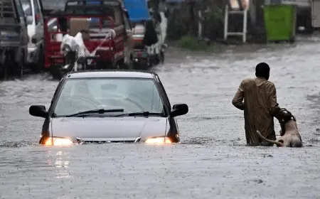 وفاة 7 أشخاص نتيجة الأمطار الغزيرة في باكستان