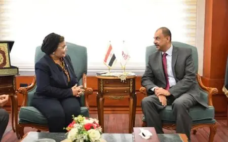 نائب وزير الصحة تناقش مع محافظ سوهاج تعزيز الخدمات الصحية والسكانية