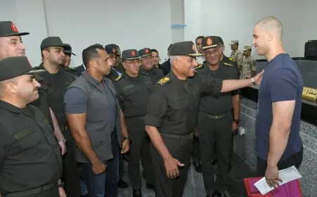وزير الدفاع يزور اختبارات القبول في الأكاديمية العسكرية المصرية والكليات العسكرية