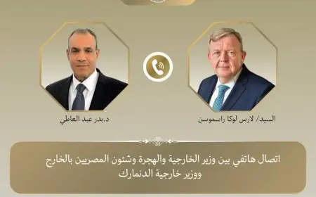 وزير الخارجية يناقش مع نظيره الدنماركي اقتراح وقف إطلاق النار في غزة