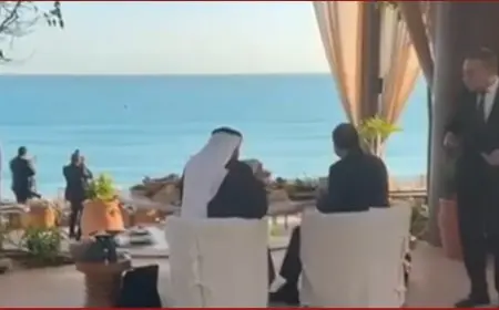 الرئيس السيسي والشيخ محمد بن زايد يتشاركان الإفطار في العلمين الجديدة