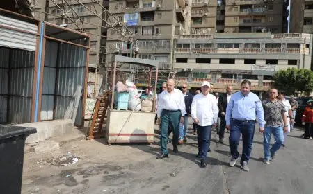 محافظ القاهرة: إزالة الإشغالات من فوق كوبري الليمون بميدان رمسيس وإعادته إلى حالته الأصلية