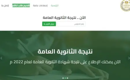 نتائج الثانوية العامة 2025 بالاسم ورقم الجلوس.. رابط مباشر للاستعلام