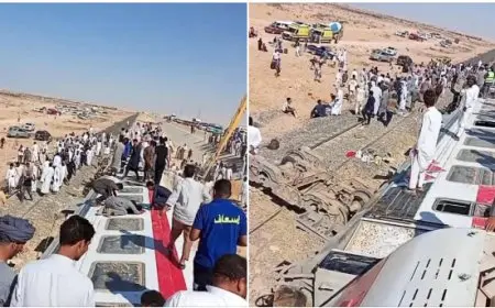 حادث قطار مطروح يسفر عن 3 وفيات و103 إصابات: ما الذي حدث بالأمس؟