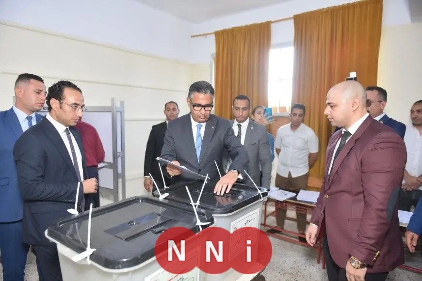 وزير التموين يُدلي بصوته في انتخابات مجلس الشيوخ 2025
