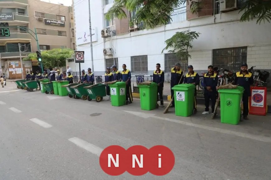محافظ الشرقية يوجه بإعادة ترتيب فرق النظافة لمواجهة ارتفاع درجات الحرارة