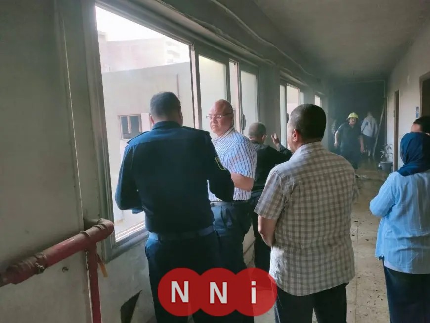 محافظ القليوبية يراقب التعامل مع حريق محدود شرق شبرا الخيمة